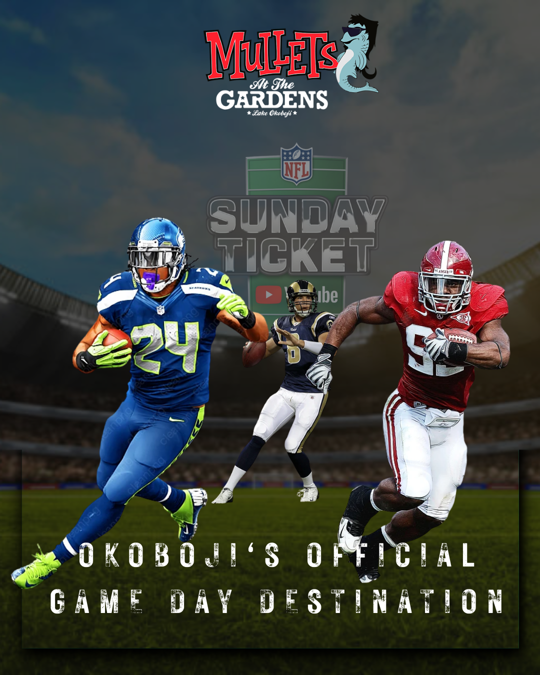 Mullets NFL Sunday Arnolds Park IA Mullets NFL Sunday Arnolds Park IA